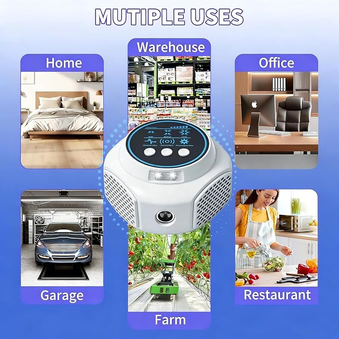 Ultrasonic Pest Repellent Plug in Indoor Mouse Traps for Home, Mouse Repellent Ultrasonic Device Rodent Repeller Ultrasonic Plug in Pest Control for Rat Mice Spider Squirrel Roach for Attic (2, White)