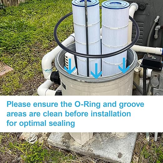 39010200 Pool Tank Clamp O-Ring for Pentair CCP 520/420/320 Clean & Clear Plus Fiberglass-Reinforced Polypropylene Tank Filters and FNSP24/36/48/60 FNS Plus Filter, Pool Filter O Ring Replacement