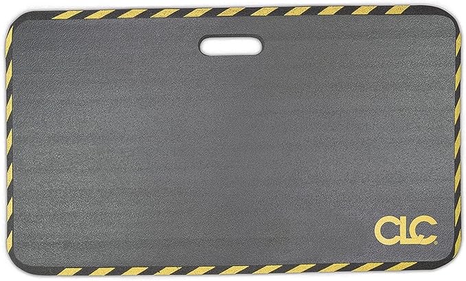 CLC Custom Leathercraft 303 Large Shock Absorption Kneeling Pad, 1 in x 28 in. , 16 x 28-Inches , Black