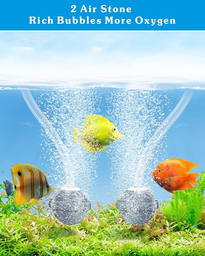 Biling Solar Aerator for Pond with 2200 mAh Battery Backup, 3 Modes Solar Air Pump Hydroponics Air Pump, Solar Powered Pond Aerator Pond Bubbler for Outdoor Fish Pond Stock Tank Aquarium