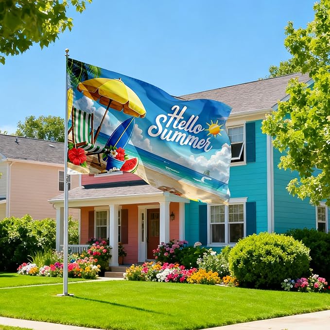 12 Pcs Seasonal Garden Flags 3x5 ft Double-Sided Outdoor Yard Flags with 2 Brass Grommets Each, Includes Spring, Summer, Fall, Winter & Major Holiday Flags for Year-Round Garden and Yard Decor