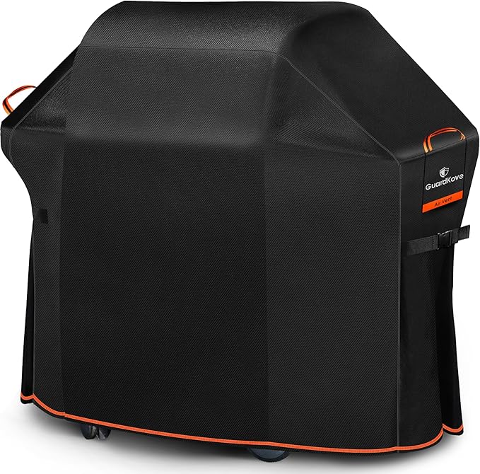 [Upgraded 1000D Heavy Duty Fabric] 48" Grill Cover for Weber Spirit and Spirit II 200 Series Outdoor Gas Grills, Super Waterproof BBQ Cover, Tear &Fade Resistant 7138 Grill Cover for Weber with Buckle