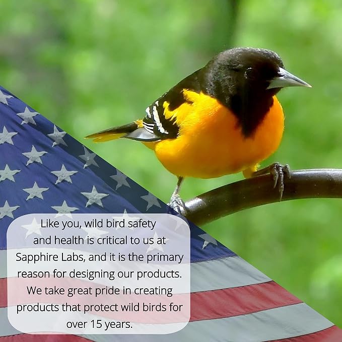 Sapphire Labs Naturally Fresh Hummingbird Nectar with Nectar Defender - Lasts Longer | Easy to Use Powder - Makes 96 oz - 2 Pack