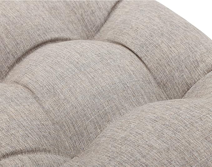 QILLOWAY Outdoor High Back Chair Cushion for Adirondack, All Weather Rocking Chair Cushions Thick Padded Replacement for Patio Furniture Set of 4,Tan, Grey