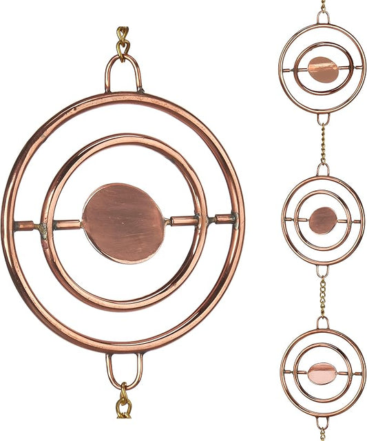 Good Directions 472P-8 Stelllar Rain Chain 8-1/2 Feet Long, 13 Large Figures, 100% Pure Copper