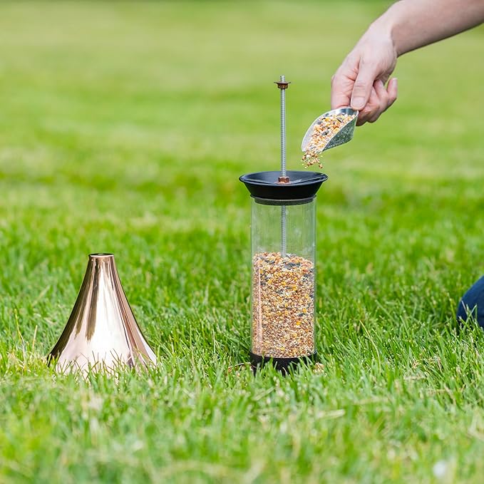 Good Directions T03P Castella Bird Feeder, Polished Copper