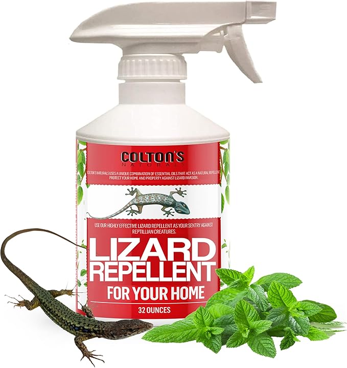 Colton's Naturals Lizard Repellent 32 OZ Reptile Deterrent Outdoor or Indoor 100% Natural Spray