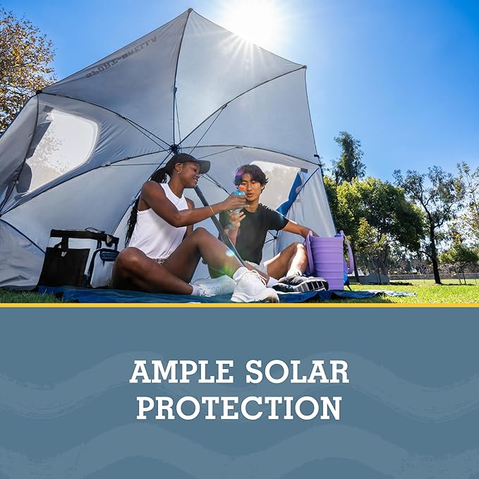 Sport-Brella Premiere XL UPF 50+ Umbrella Shelter for Sun and Rain Protection