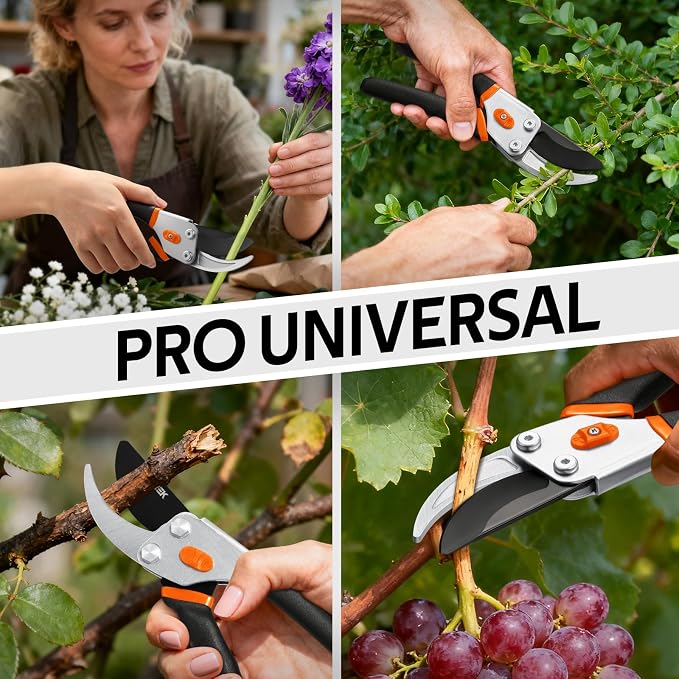 1.6'' Electric Shears & Garden Pruner with Jam-Proof Spring