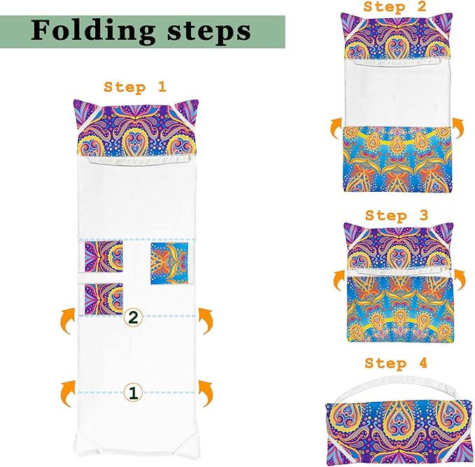 Lounge Chair Towel Cover, Beach Chair Cover (Pack of 2), Pool Lounge Chair Covers for Outdoor,Garden, Beach,Sun Lounger,Hotel Pool,Large Size and No Sliding, 85" X 30", (Mandala Purple)