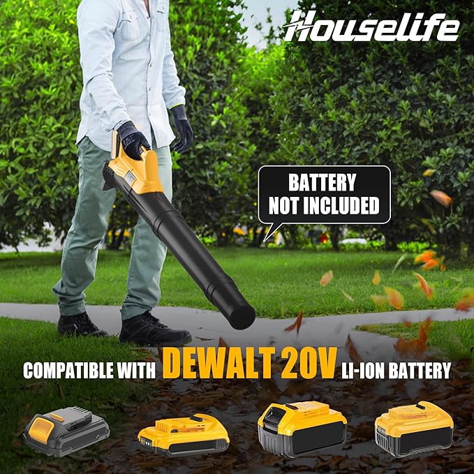 Cordless Weed Eater and Leaf Blower Combo Compatible with Dewalt 20V Max Battery(Battery Not Included), 12 Inch Weed Trimmer/String Trimmer with Auto-Feed, Lightweight 20V Leaf Blower Cordless