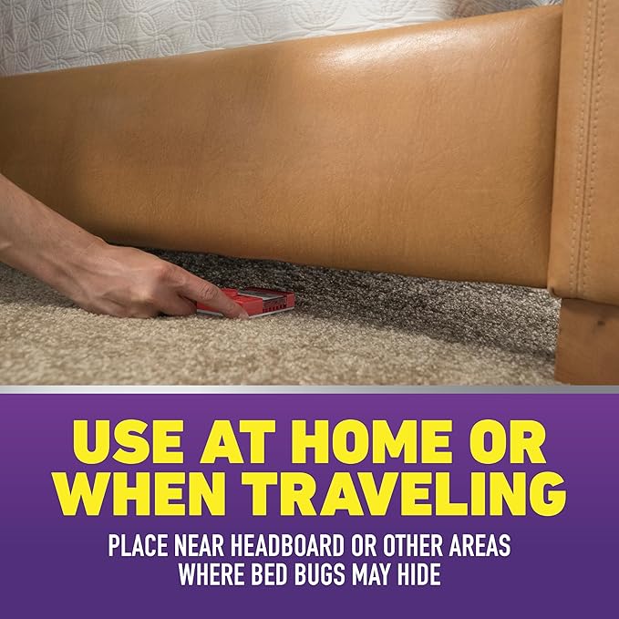 Ortho Home Defense Max Bed Bug Trap - Detect Bed Bugs in Homes and While Traveling, Package Contains 2 Traps
