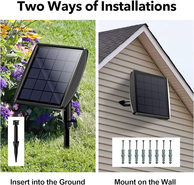 POPOSOAP 3-in-1 Solar Pond Lights, Warm White Underwater Pond Lights, IP68 Waterproof LED Fountain Lights for for Pond, Fountain, Pool Waterfall Decoration Garden Patio (3 Lights)-P63H