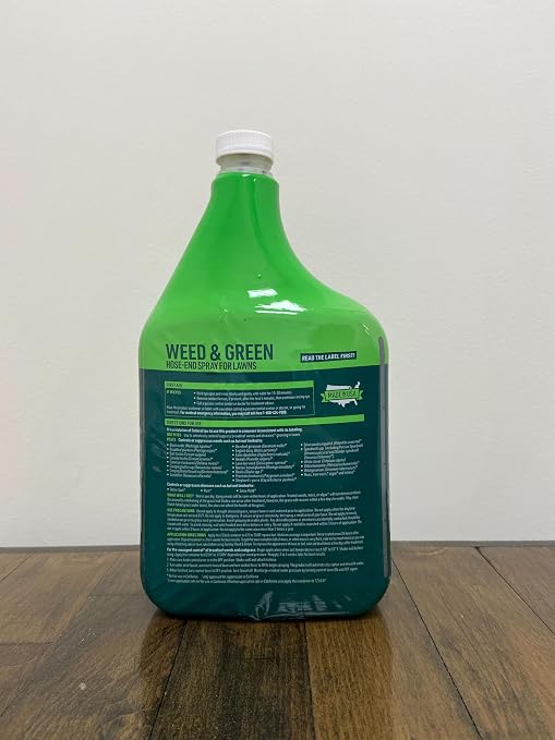 Sunday Weed & Green + Liquid Lawn Kickstart Spring Weed and Feed Kit, Pre-Emergent & Post-Emergent Lawn Weed Killer + 22-0-2 Lawn Fertilizer, Kills Dandelion + Crabgrass, for Lawns up to 5,000 sq ft