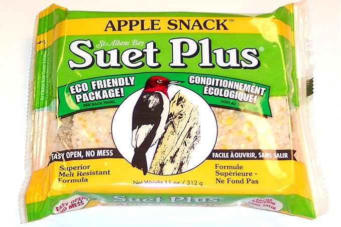 Wildlife Sciences High Energy Suet Cake 12 Packs (Apple Snack)