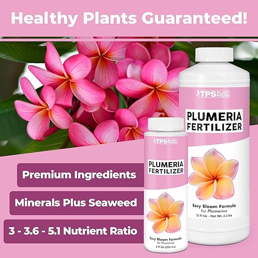 Plumeria Fertilizer – Liquid Plant Food for More Blooms, Healthy Tropical Growth & Stronger Root Development, 1 Gallon