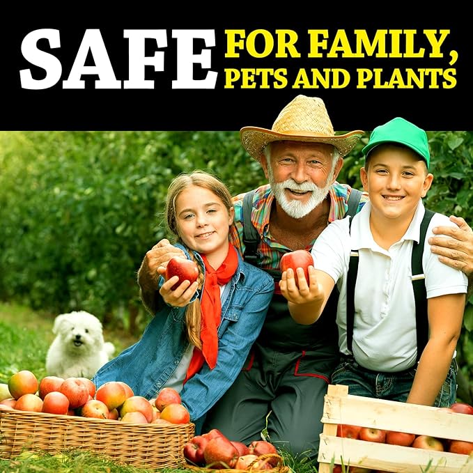 Deer Repellent 12 Pack, Upgrade Deer and Rabbit Repellent Outdoor, Keep Deer Away from Orchard Farmland, Natural Deer Repeller for Plants Flower, Deer Deterrent for Garden Yard Lawn Patio (12)