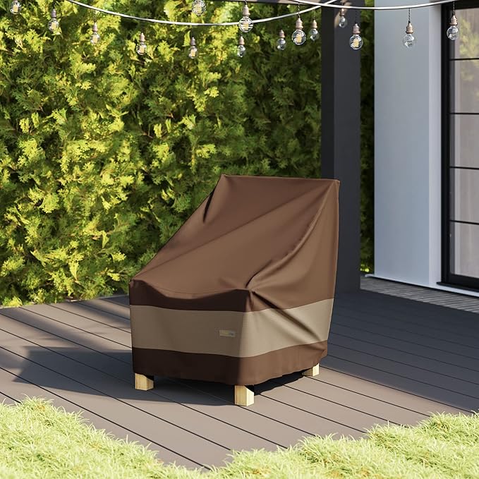 DUCKCOVERS® Ultimate Waterproof Outdoor Adirondack Chair Cover, 32"W x 37"D x 36"H