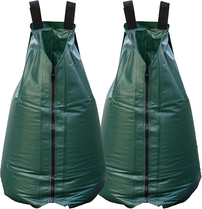 25 Gallon X-Large Tree Watering Bag, Slow Release Tree Drip Irrigation Bag, Automatic Water Saving Irrigation Water System, for Young&Newly Planted Trees&Evergreens&Shrubs