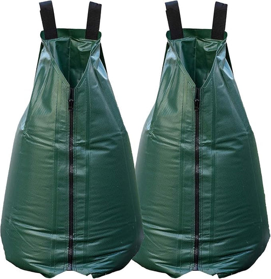 25 Gallon X-Large Tree Watering Bag, Slow Release Tree Drip Irrigation Bag, Automatic Water Saving Irrigation Water System, for Young&Newly Planted Trees&Evergreens&Shrubs