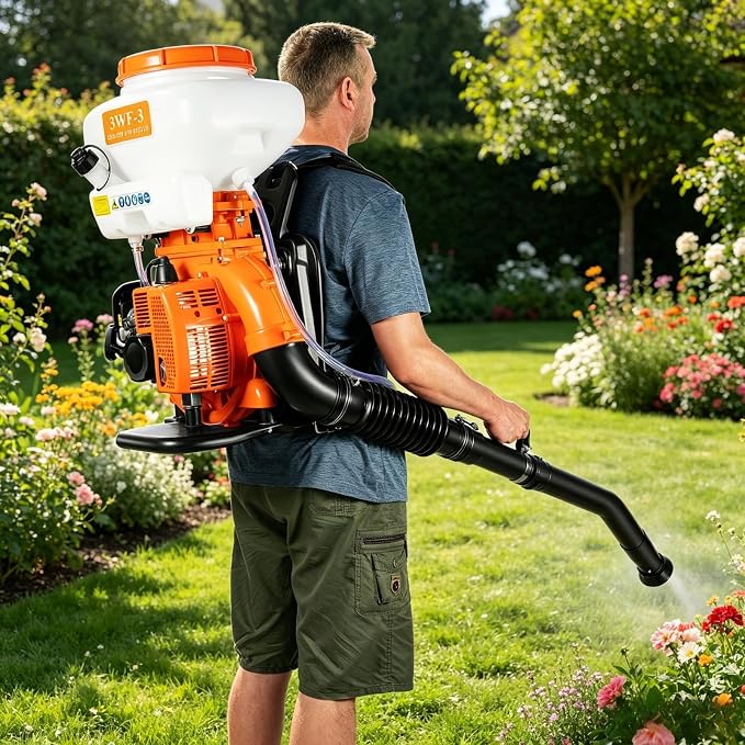 Backpack Mosquito Fogger Garden Sprayer with 3.7 Gal Tank 7500R/Min