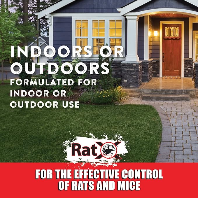 EcoClear Products 620102, RatX All-Natural Non-Toxic Humane Rat and Mouse Killer Pellets, 3 lb. Bag