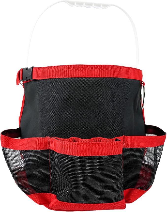 MELOTOUGH Bucket Car Wash Tool Organizer for Garden Tools Fit 3.5 to 5 Gallon Bucket, Garden Kneeling Pad, 1" Thick Soft NBR Foam Kneeling Pads for Gardening, Cleaning, Work
