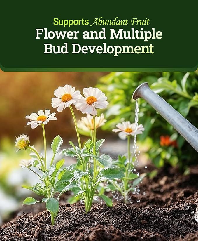 FoxFarm Tiger Bloom Liquid Plant Food - Phosphorus Fertilizer for Buds, Blooms & Flowering - Supports Soil & Hydroponic Systems - High Micronutrient Formula with 2-8-4 Nutrient Ratio - 1 Gallon