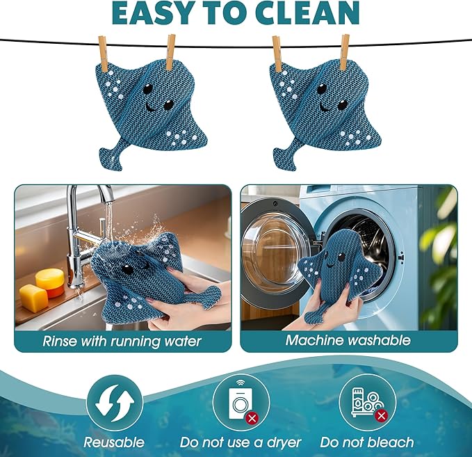 Hot-Tub-Scum-Absorber-Devilfish-Hot-Tub-Floating-Sponge-Scum-Remover Reusable-Scum-Bug-Hot-Tub-Oil-Scum-Absorbing-Sponge for Keep Water Cleaner Spa Pool Bath Scum-Hot-Tub-Accessories 2 Pack