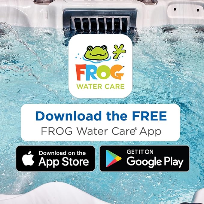 FROG @Ease Replacement SmartChlor Cartridge 3 Pack with 30 Test Strips for use with Hot Tub FROG @Ease Floating System - Hot Tub Sanitizer System Supports Less Chlorine Use