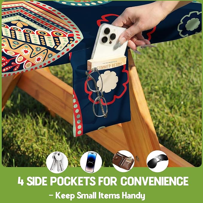 Picnic Table Cover with Bench Covers Table Cloth Tablecover Camping Essentials Camp Must Haves Camper Gear Outdoor Accessories River Water Motorhome Trailer Tent Rv Car Travel Activities Accessary Set