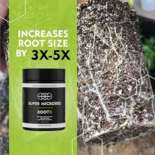 Root Booster & Cloning Powder | Stronger Than Rooting Hormone | Mycorrhizae, Trichoderma & Bacillus for Explosive Root Growth | Grow More Roots, Grow More Buds | Soil & Hydro | 150g