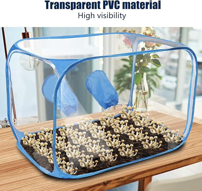 Magoog Still Air Box, Mushroom Grow Box, Still Air Box for Mushroom Lovers, Mushroom Grow Tent, Mycology Fume Hood Propagation Stations, 35.5x23.5x23.5’, Grow Mushroom at Home