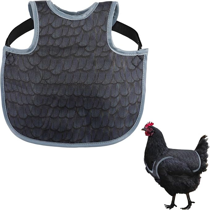 Chicken Saddles for hens, Chicken Apron Back Protector for Hens With Adjustable Strap, Chicken Hen Mating Saddle