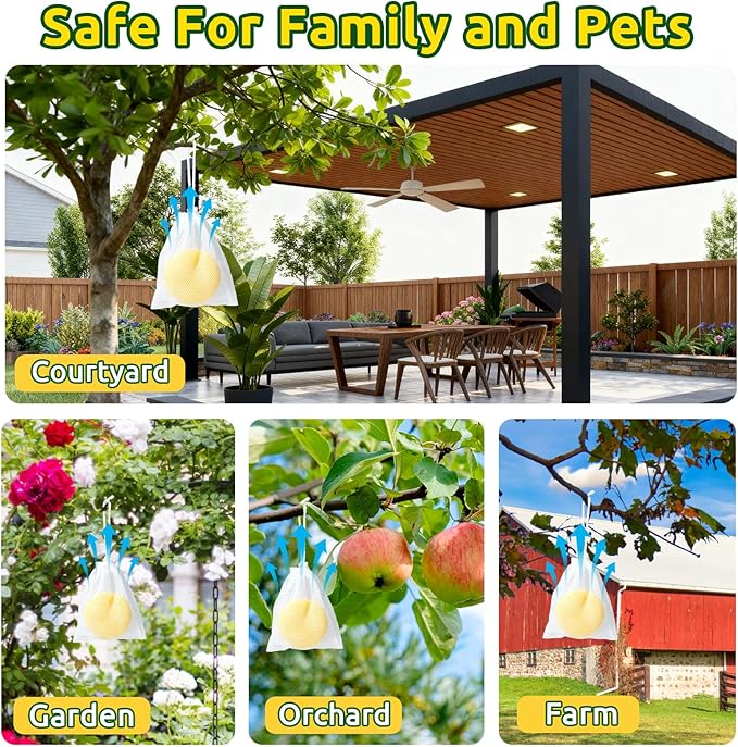 24 Pack Deer Repellent Rabbit Repellent Outdoor Deer Repeller for Plants Flower Vegetable Tree Keep Deer Rabbit Out of Lawn Garden