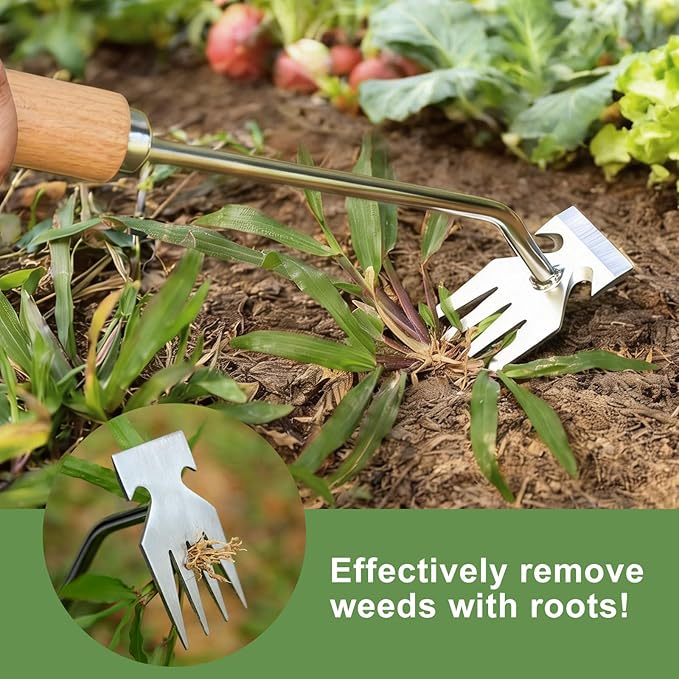 Weed Puller Tool, Weed Pulling Tool, Weeding Tools, Garden Tools, Weed Remover Tool, Stainless Steel, Anti-Detachment, Gardening Essentials, Gardening Hand Tools for Backyard Planting Weeding