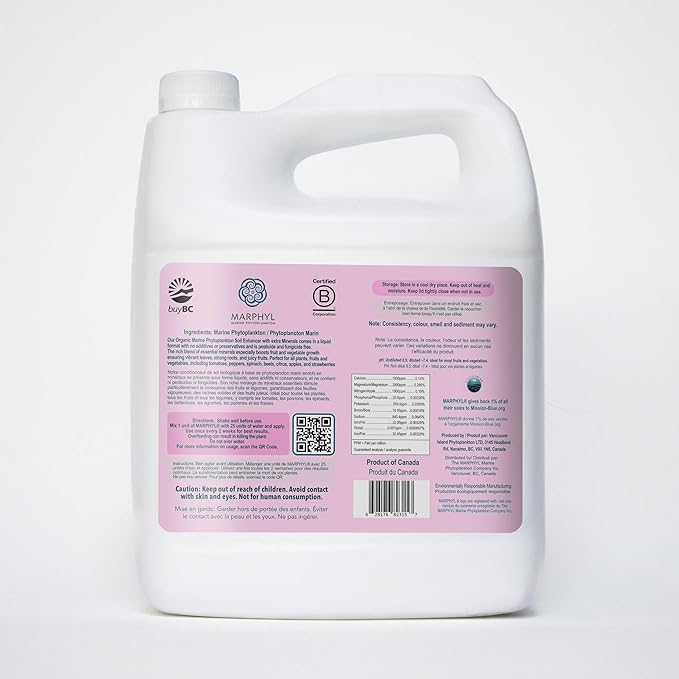 MARPHYL Organic Minerals Liquid Fertilizer – Essential Trace Mineral Blend for Healthy Plant Growth, Improves Nutrient Uptake for Garden Flowers, Vegetables, Succulents & Hydroponics