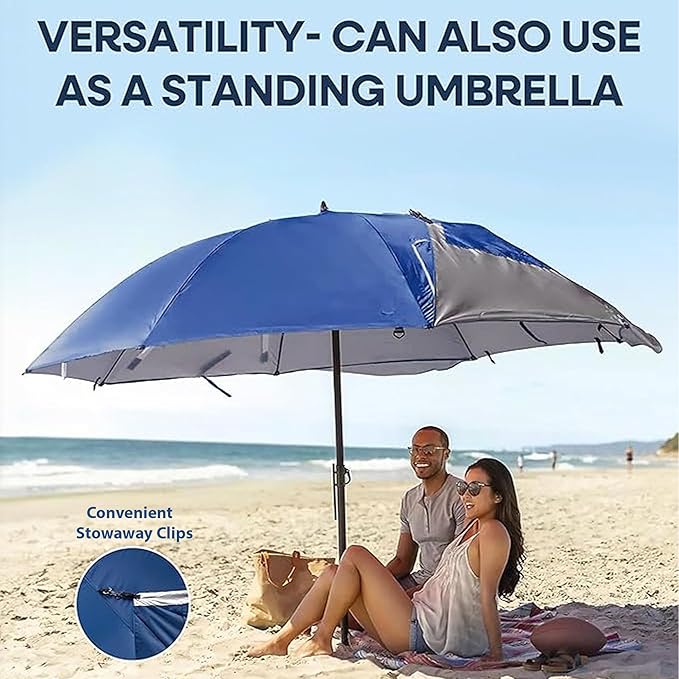 Sport-Brella Premiere XL UPF 50+ Umbrella Shelter for Sun and Rain Protection