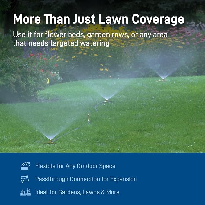 Orbit Port-A-Rain Above-Ground Sprinkler System, Green - 58092
