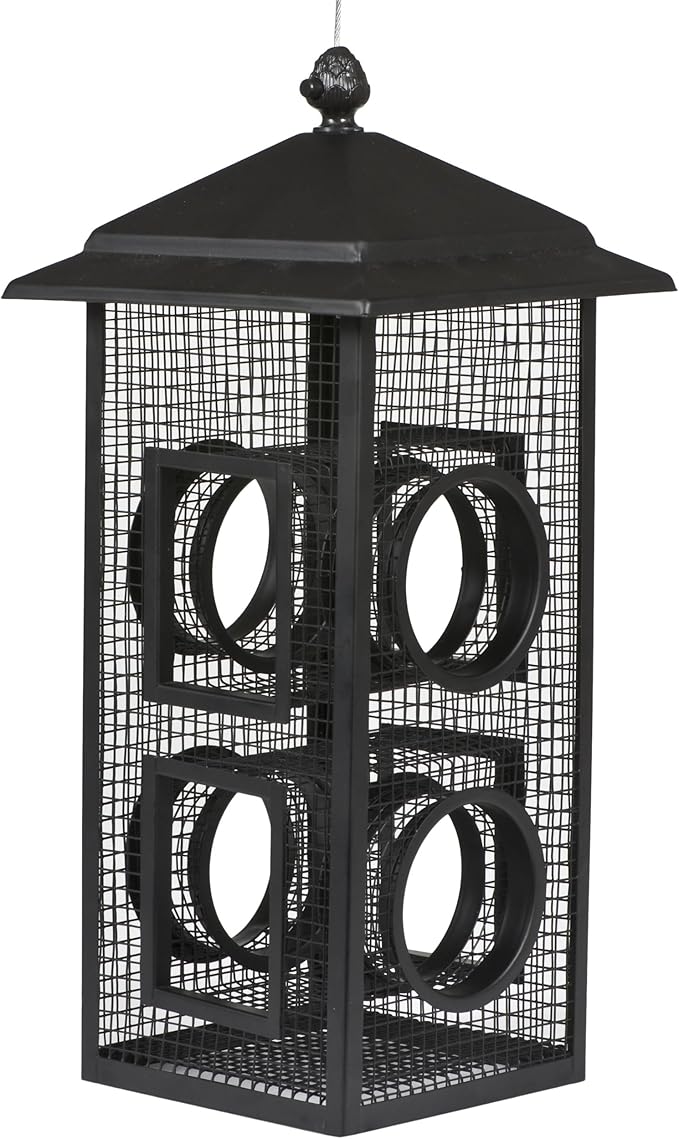 Perky-Pet Fly-Thru Wild Bird Feeder - 2 lb Capacity for Black-Oil Sunflower Seeds - Wild Bird Feeder for Outdoors - Outdoor Decor - B00303