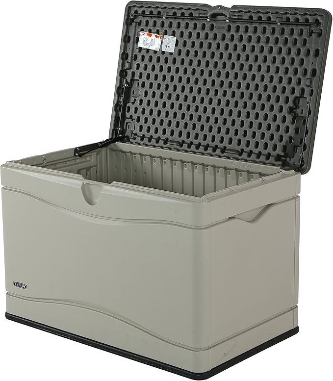 Lifetime Deck Storage Boxes and Bench Combo (80 Gallon + 116 Gallon)