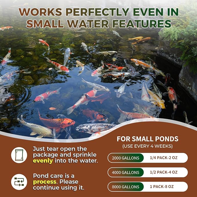 Dr.Raifya’s Muck Reducer 6 LB – Natural Pond Sludge & Odor Treatment, All-in-One Enhanced Cleaning Power in Ponds & Lakes, Beneficial Bacteria Safe for Fish, Pets & Wildlife, Treats Up to 48,000 Sq Ft