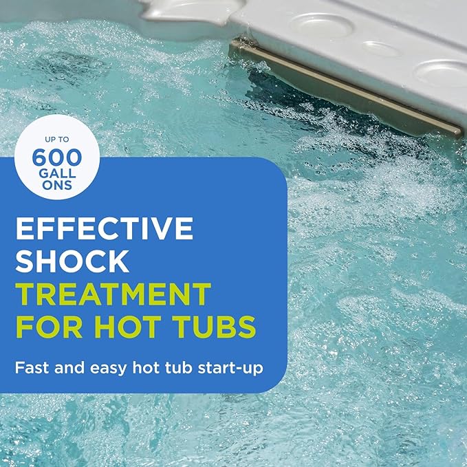 FROG Jump Start and Pipe & Jet Cleanser for Hot Tubs - Start-Up Chlorine Shock and Single Dose Deep Clean Purge Cleaner - Hot Tub Set Up & Treatment - 3 Pack