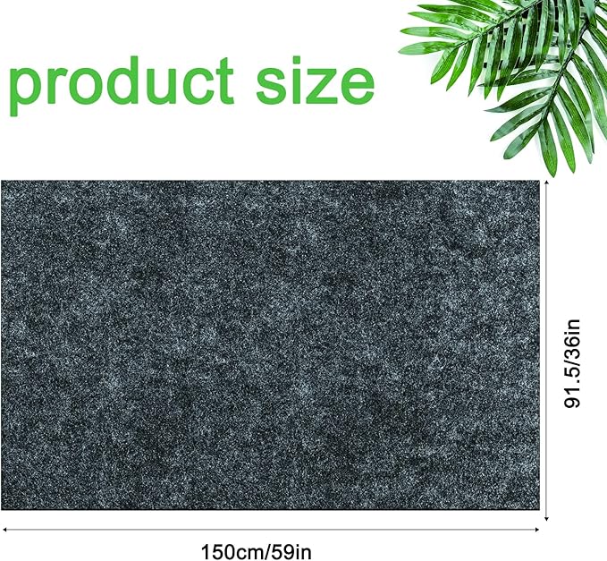 Under Washing Machine Mat, 36x59 in Non-Slip Waterproof Shed,Base Flooring Pad for Washer Dryer Fridge Protection with Rubber Backing, Absorbing Reducing Noise Scratch Prevention