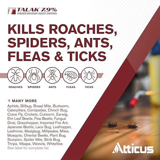 Atticus Talak 7.9% Indoor/Outdoor Insect Control - Bifenthrin Concentrate (1 GAL)