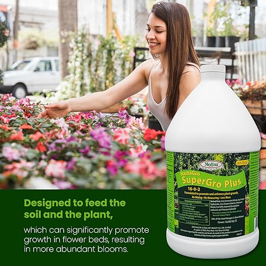 Medina Agriculture Products HastaGro 16-0-2 SuperGro Plus, No Phosphorus Lawn Fertilizer with Molasses and Humic Acid