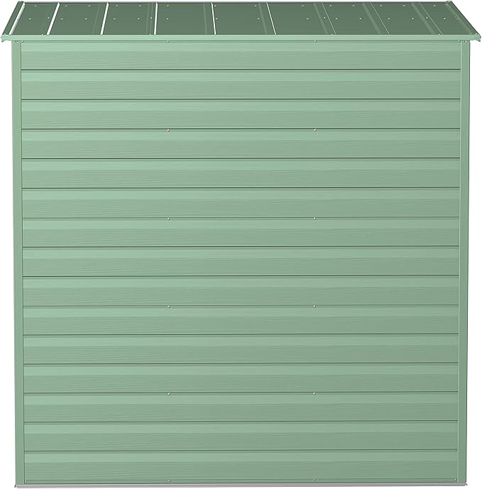 Arrow Sheds 6' x 4' Outdoor Steel Storage Shed, Green