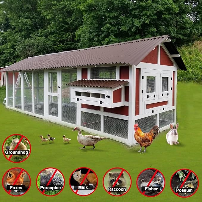 Hardware Cloth 1/2in 36 x 100 ft Hot Dip Galvanized Rust Resistant Welded Wire Mesh,19AWG Square Chicken Wire Fence Garden Plants Fencing,Chicken Coop Rabbit Poultry Critters Metal Cage Roll