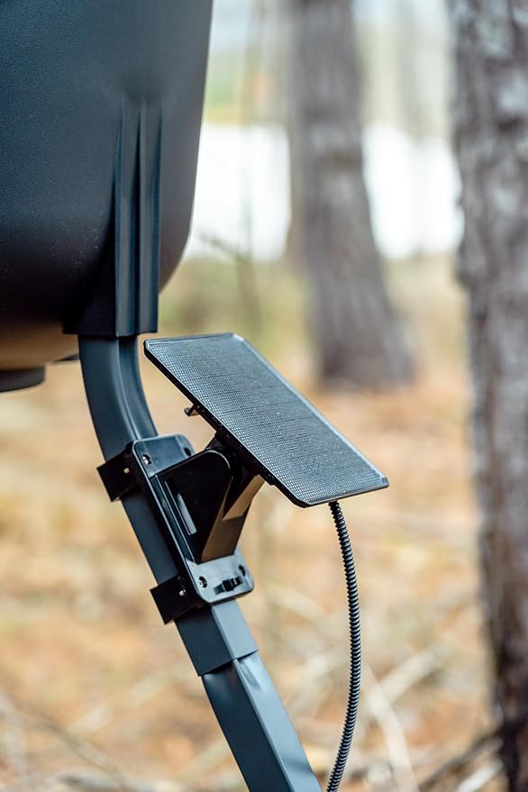 Moultrie 6 Volt Solar Panel for Deer Feeders - Designed for Moultrie Pro Hunter 3 Series Feeders - Tab Top Battery Connections - 6 Volt - 2.5 Watts