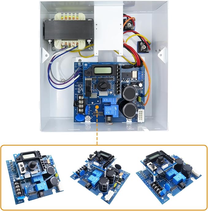 GLX-PCB-RITE Main Circuit Board & GLX-PCB-DSP Display Board，Fits The Hayward/Goldline Aqua Rite Saltwater Chlorinator，for Pool Chlorinators Replacement，Hayward aquarite Circuit Board